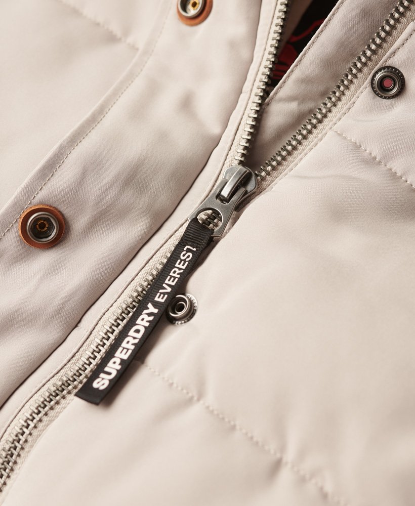 kamizelka puchowa everest faux fur puffer w kolorze chateau gray