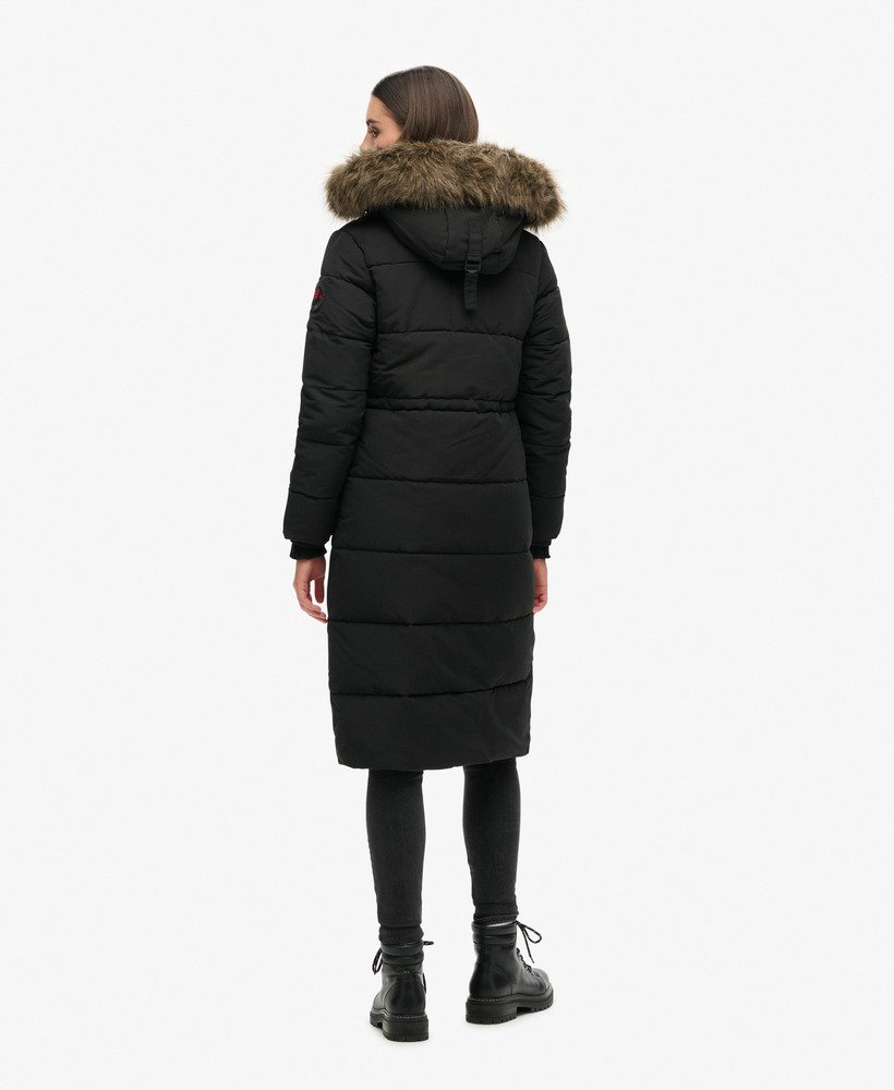 kurtka puchowa everest longline w kolorze jet black