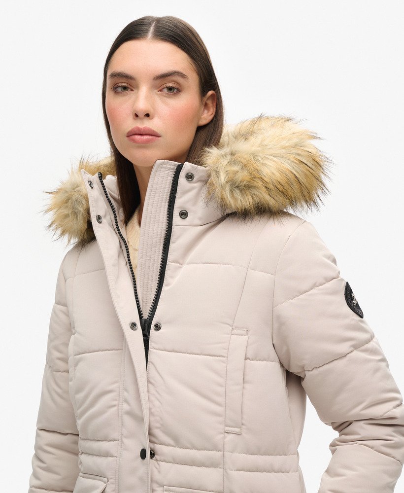 kurtka puchowa everest longline w kolorze chateau gray