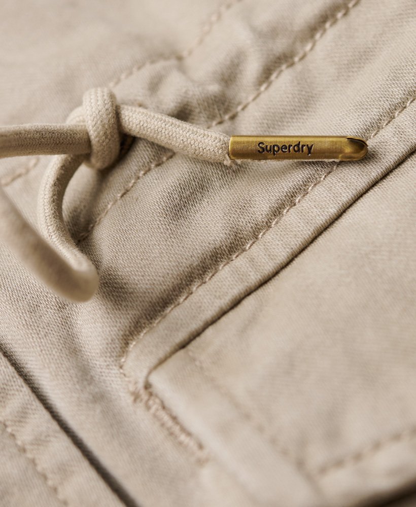 haftowana kurtka wojskowa m65 w kolorze khaki vintage