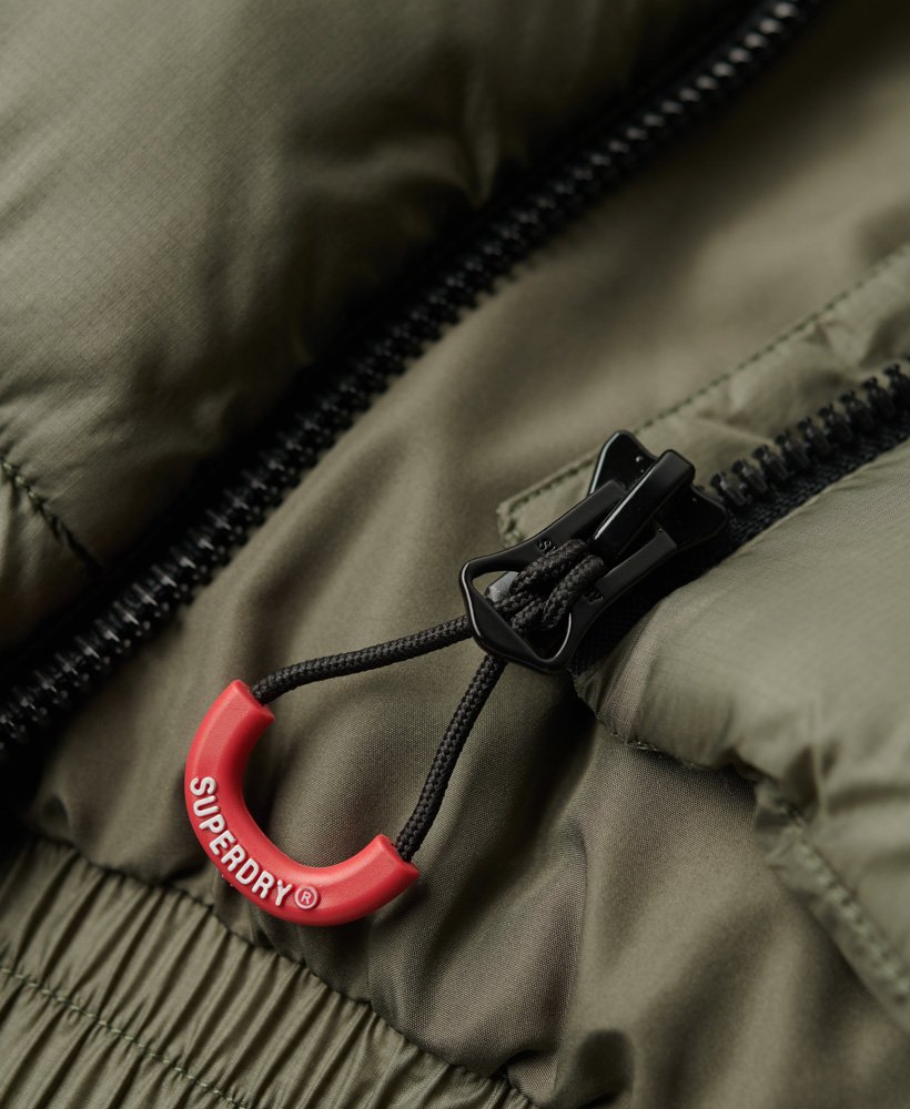 kurtka pikowana typu bomber w kolorze dusty olive