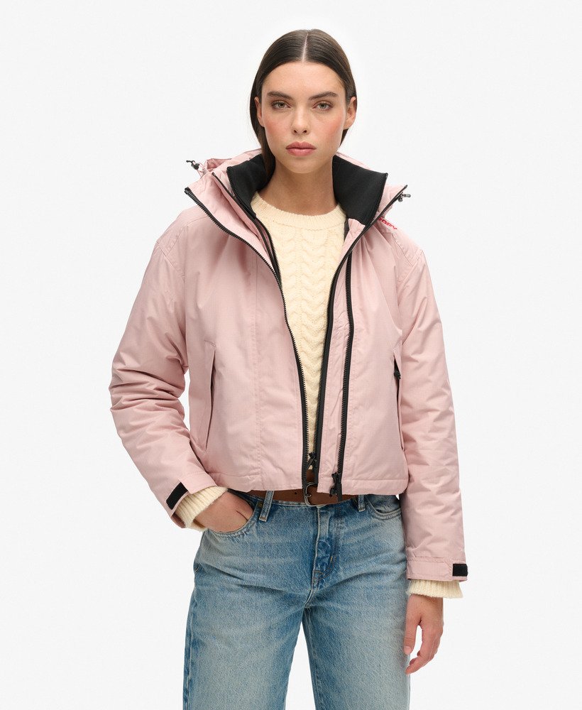 kurtka wiatrówka code sd w kolorze vintage blush pink