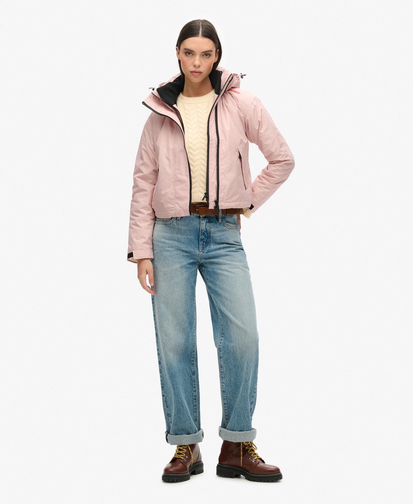 kurtka wiatrówka code sd w kolorze vintage blush pink