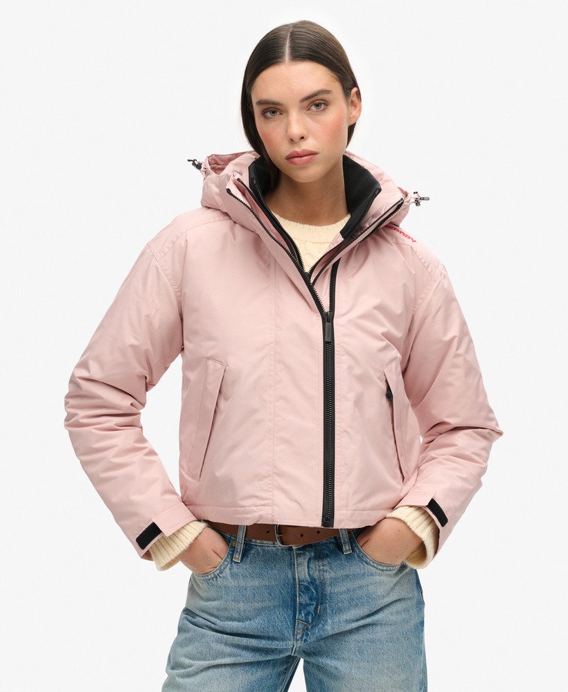 kurtka wiatrówka code sd w kolorze vintage blush pink