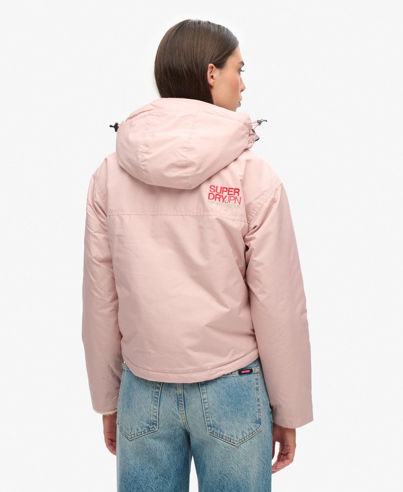 kurtka wiatrówka code sd w kolorze vintage blush pink