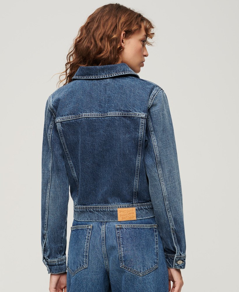 kurtka jeansowa typu trucker w kolorze beverley blue