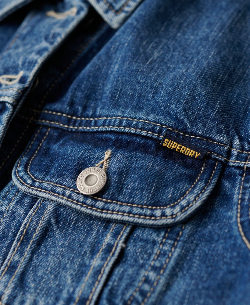kurtka jeansowa typu trucker w kolorze beverley blue