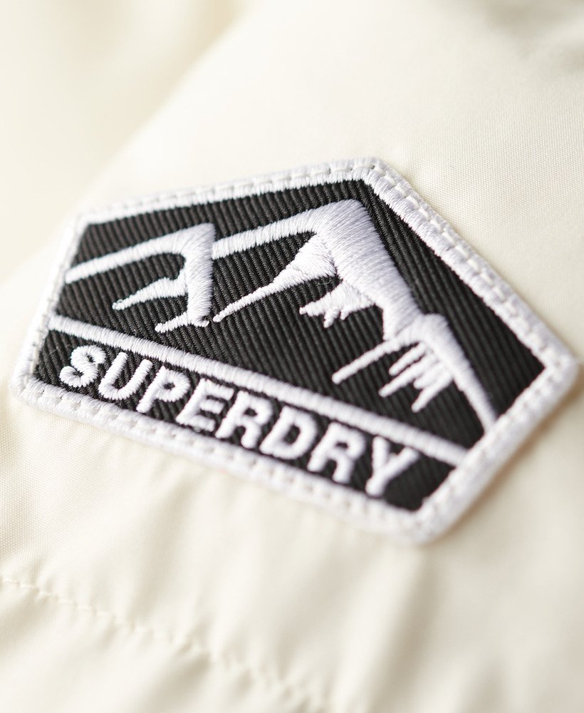kurtka sportowa z kapturem w kolorze off white
