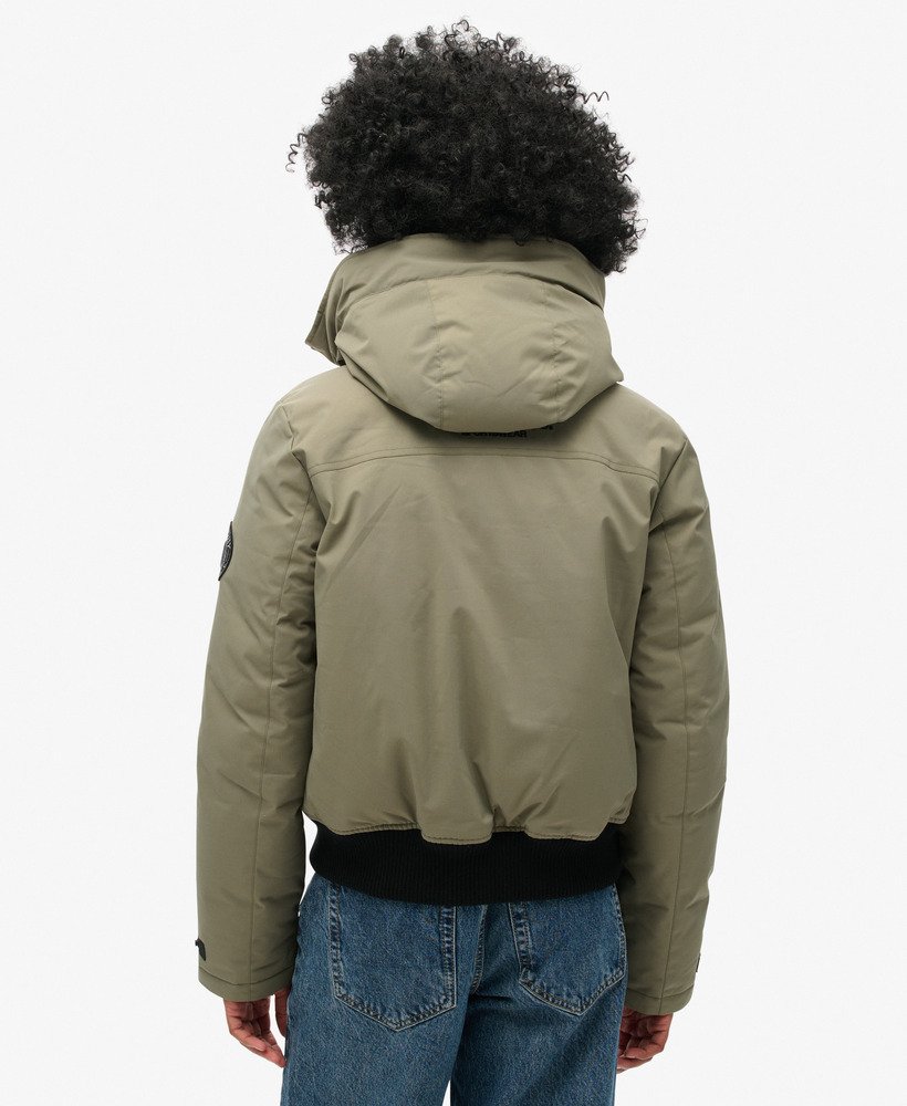 kurtka typu bomber city padded w kolorze oliwkowej zieleni