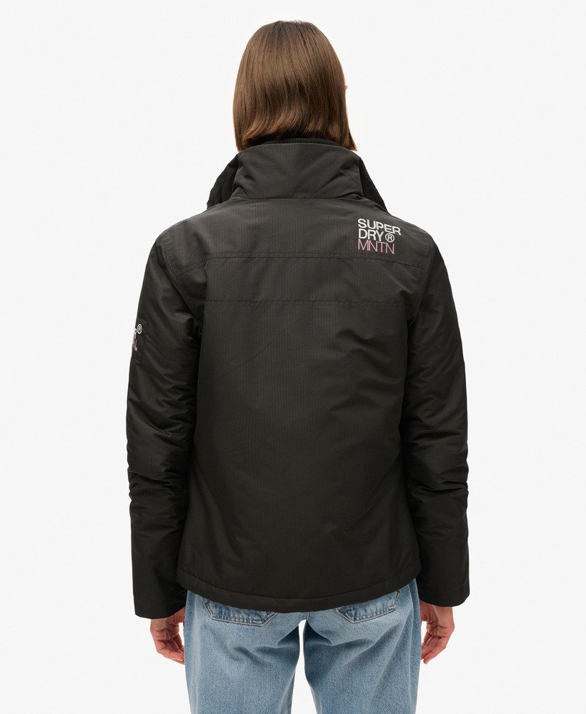 kurtka wiatrówka mountain windbreaker w kolorze czarnym