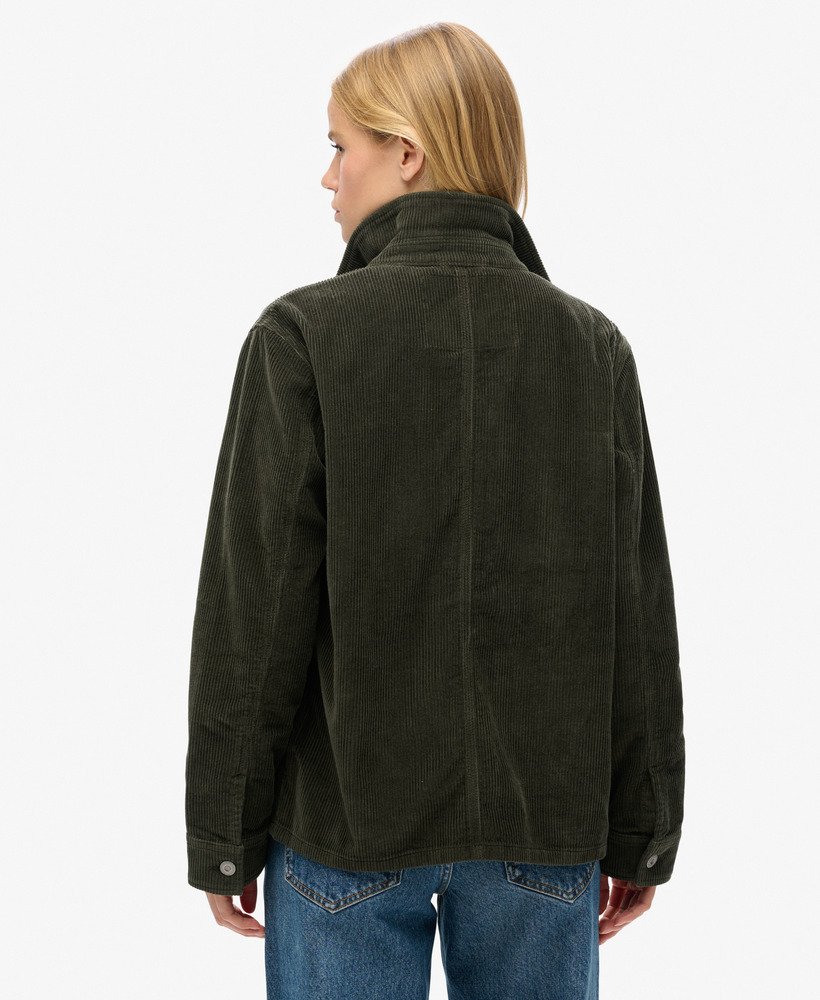 kurtka sztruksowa w kolorze khaki
