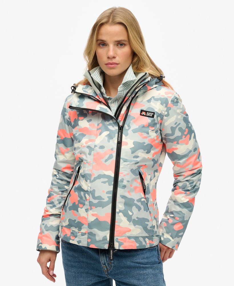 kurtka wiatrówka z kapturem mountain w kolorze puritan grey camo