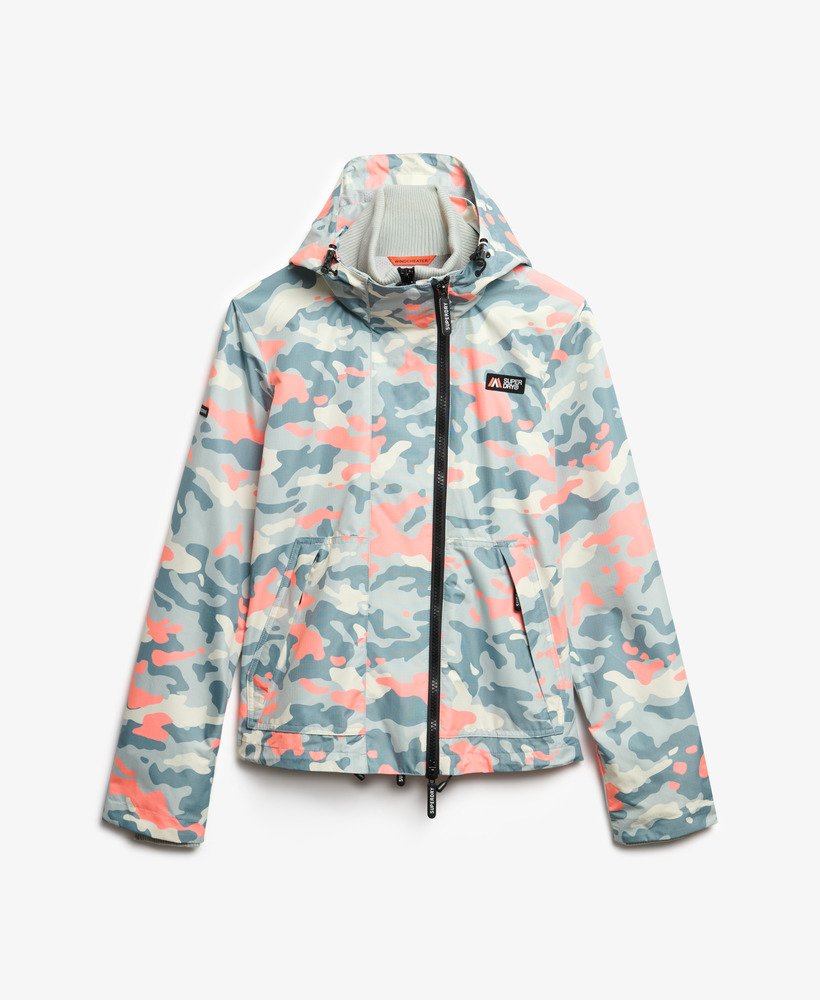 kurtka wiatrówka z kapturem mountain w kolorze puritan grey camo