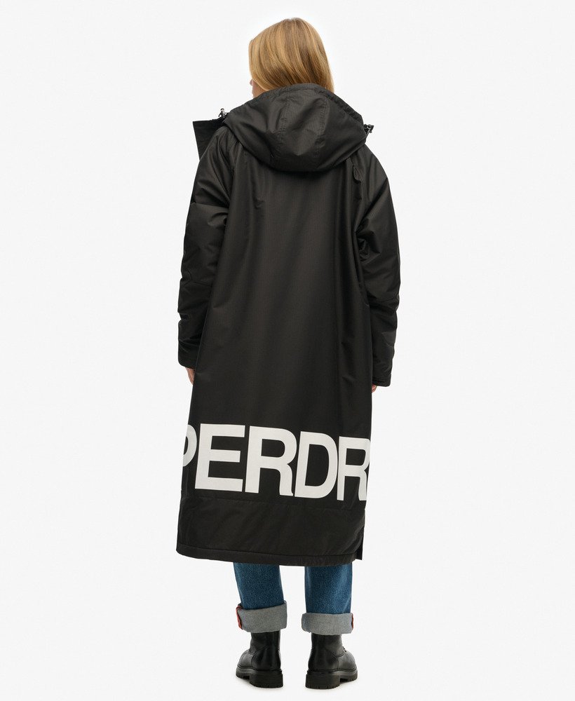 szlafrok superdry w kolorze czarno-biaŁym