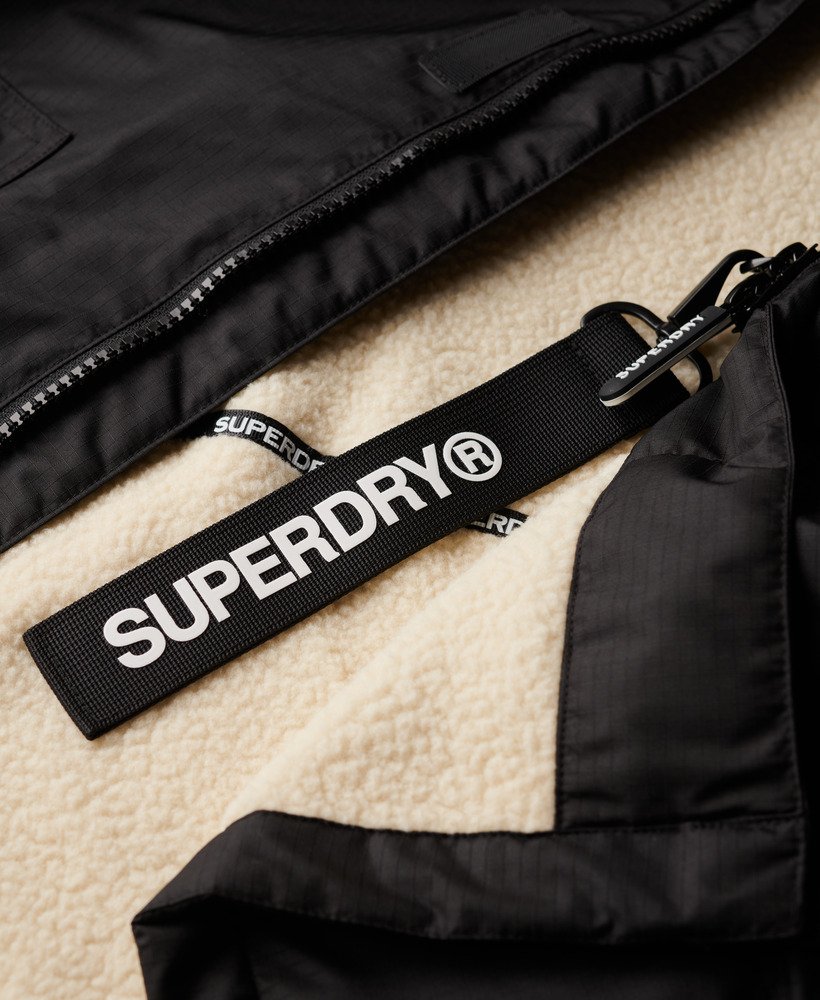szlafrok superdry w kolorze czarno-biaŁym