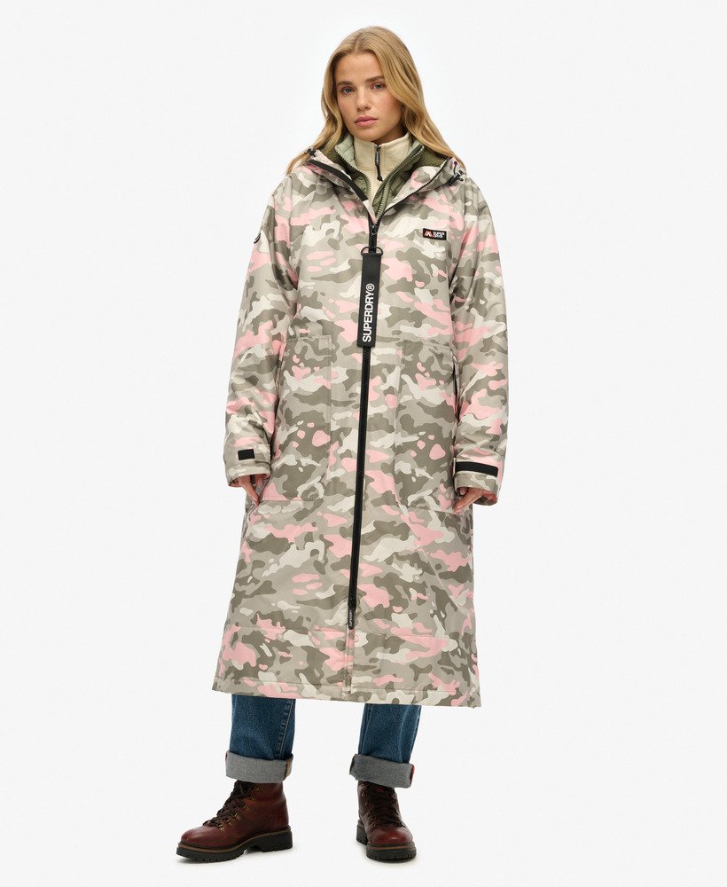 szlafrok superdry w kolorze rÓŻowym moro