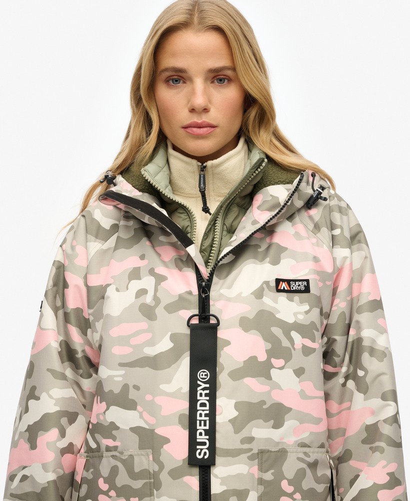 szlafrok superdry w kolorze rÓŻowym moro