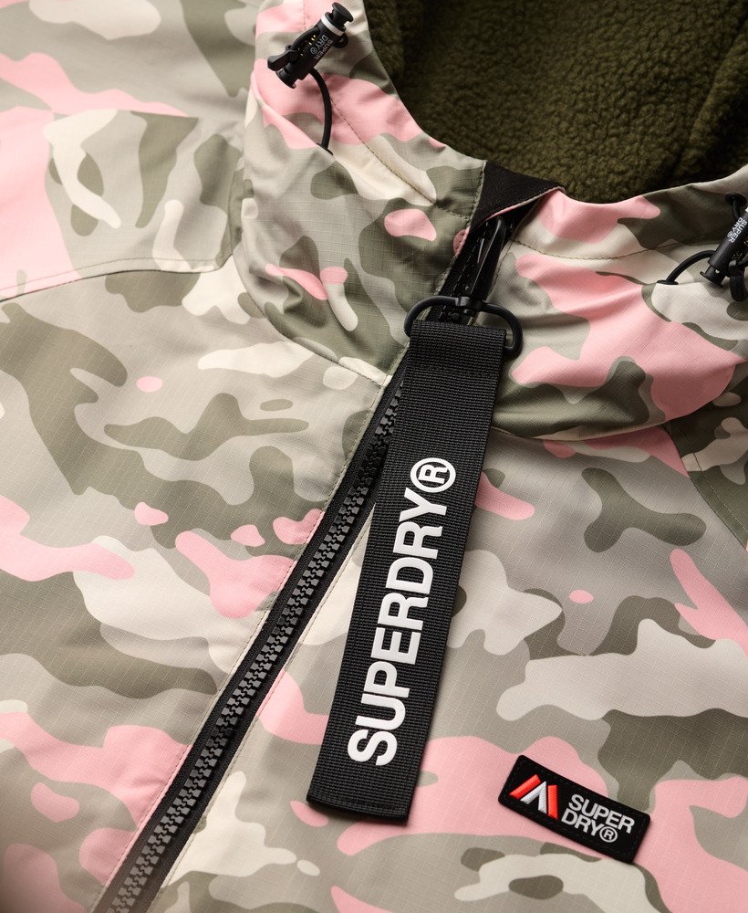 szlafrok superdry w kolorze rÓŻowym moro