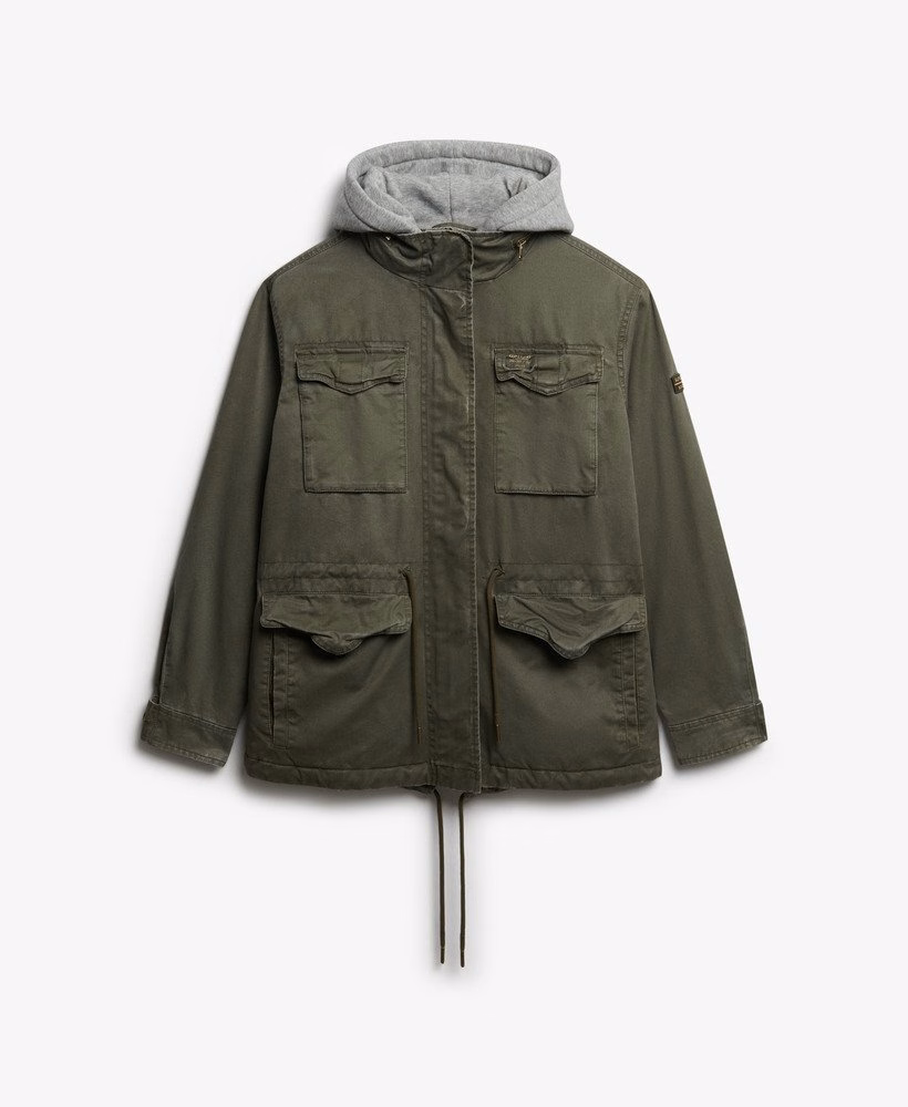 Kurtka wojskowa Jersey Hood Borg