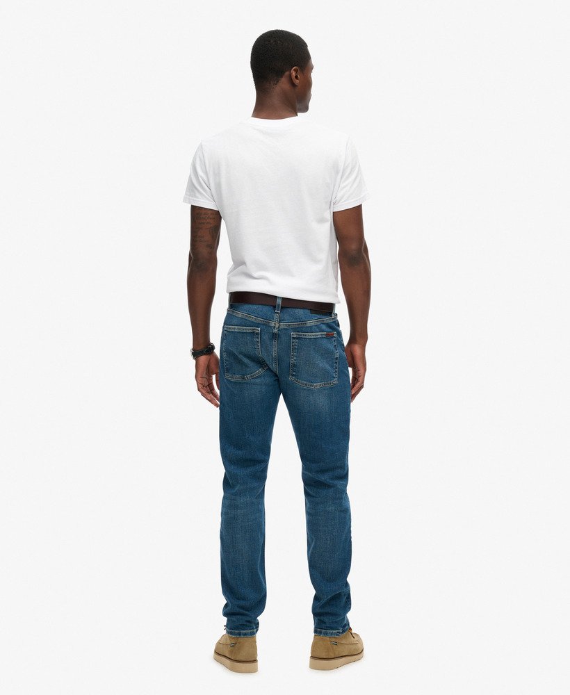 jeansy vintage slim straight w kolorze mercer mid blue