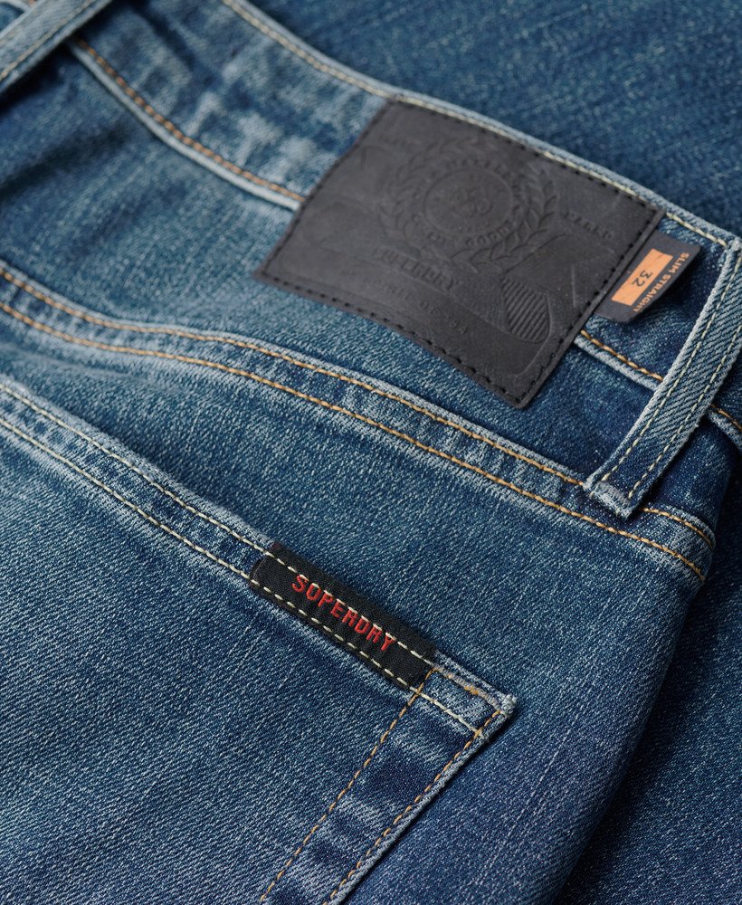 jeansy vintage slim straight w kolorze mercer mid blue