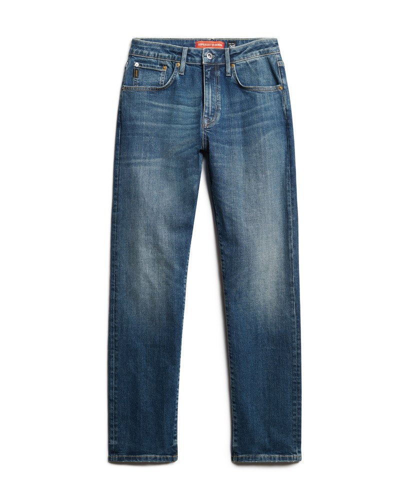 jeansy vintage slim straight w kolorze mercer mid blue