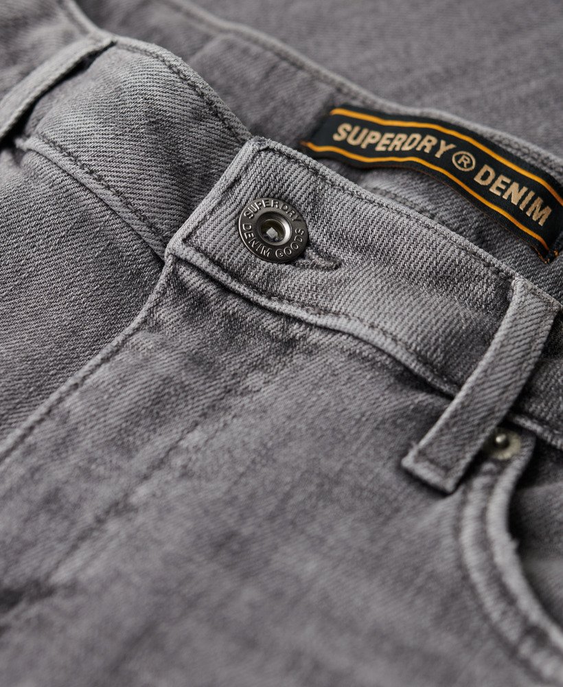 obcisłe jeansy vintage w kolorze clinton used grey