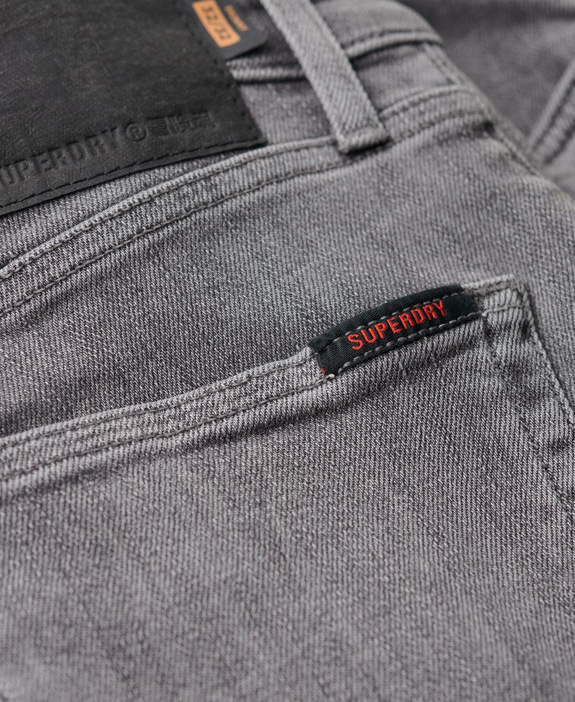 obcisłe jeansy vintage w kolorze clinton used grey