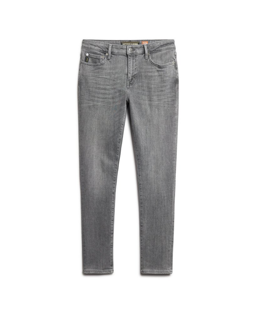 obcisłe jeansy vintage w kolorze clinton used grey