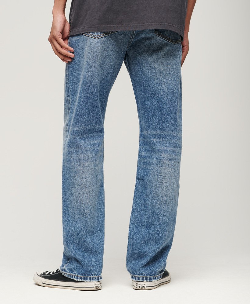proste dżinsy w kolorze angeles vintage mid blue