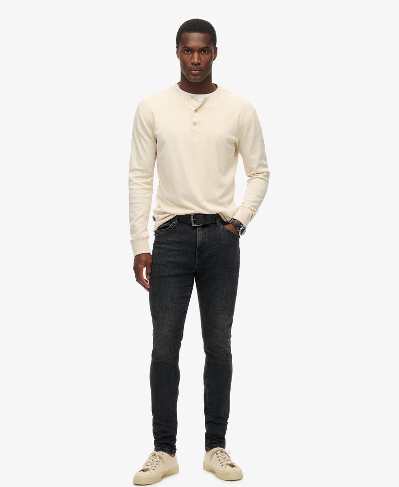 obcisłe jeansy vintage w kolorze newark washed black