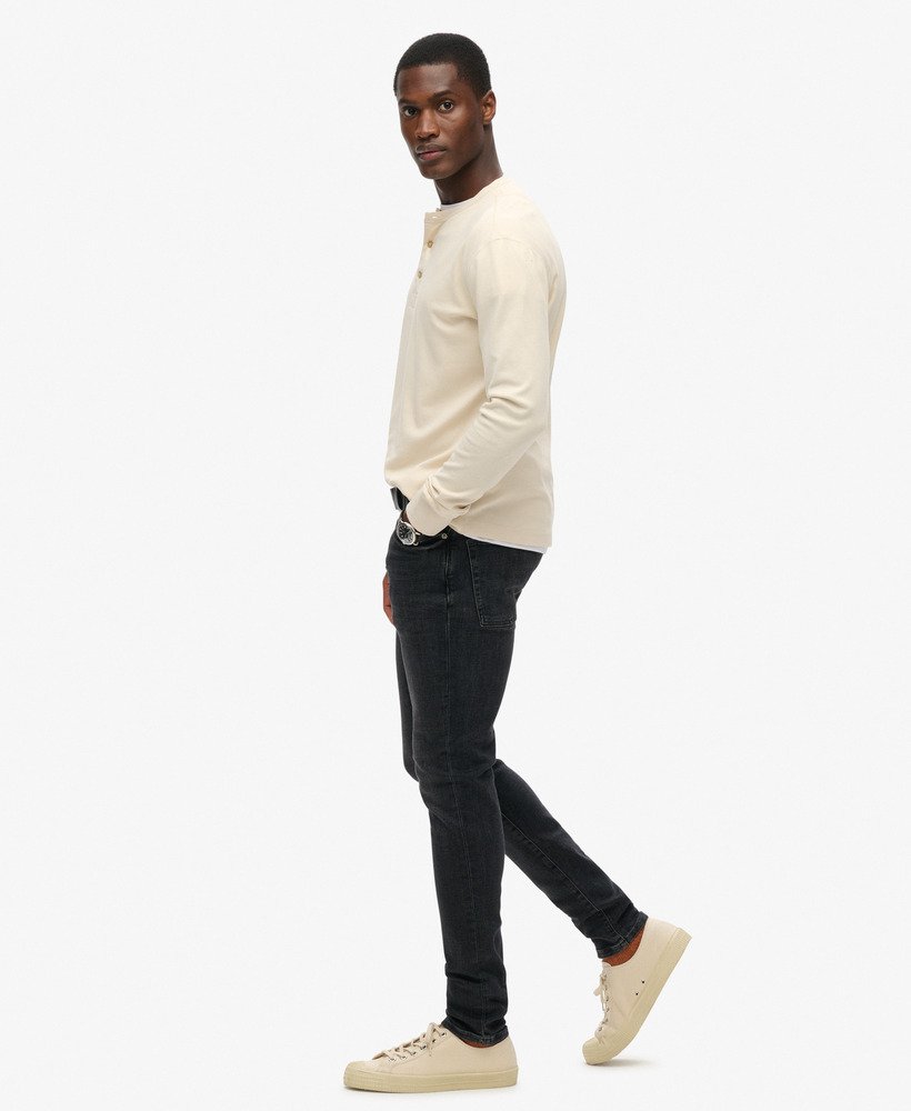 obcisłe jeansy vintage w kolorze newark washed black