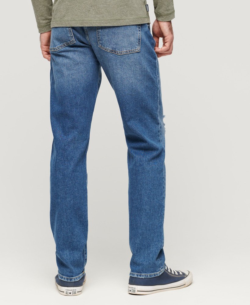 jeansy vintage slim straight w kolorze folsom mid blue