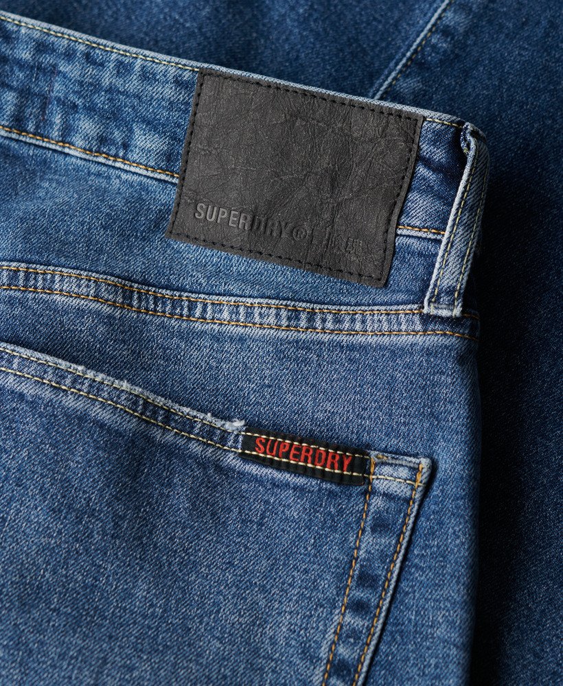 jeansy vintage slim straight w kolorze folsom mid blue