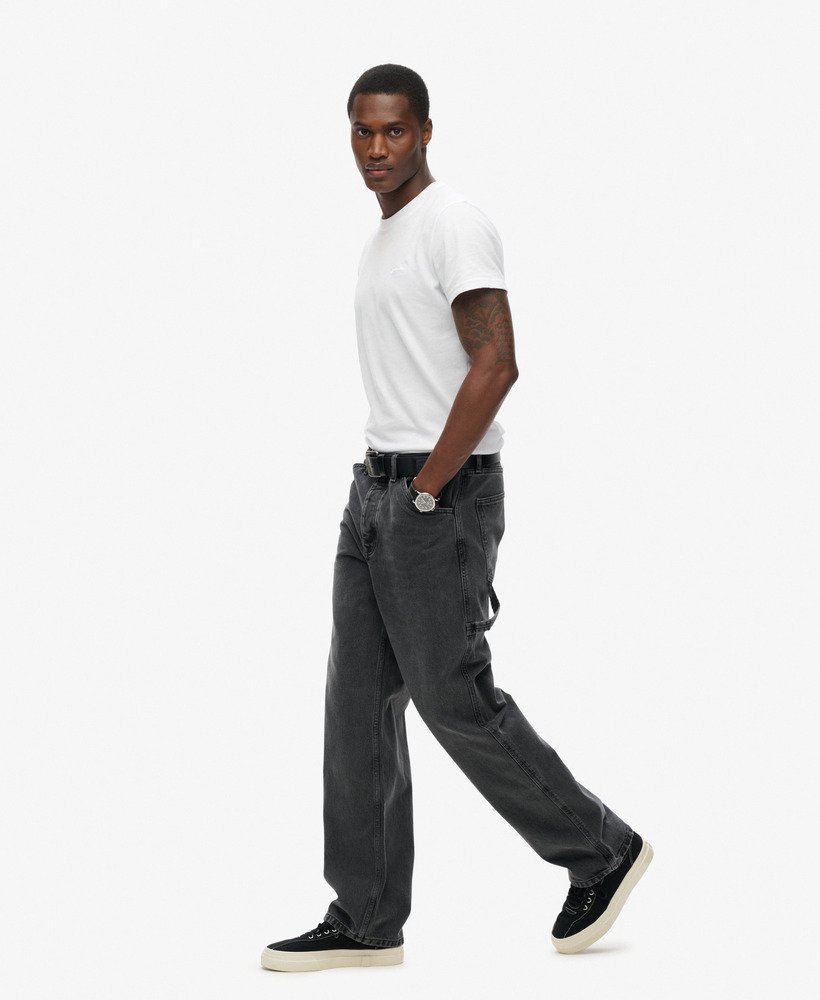 jeansy carpenter z organicznej bawełny w kolorze wisconsin washed black