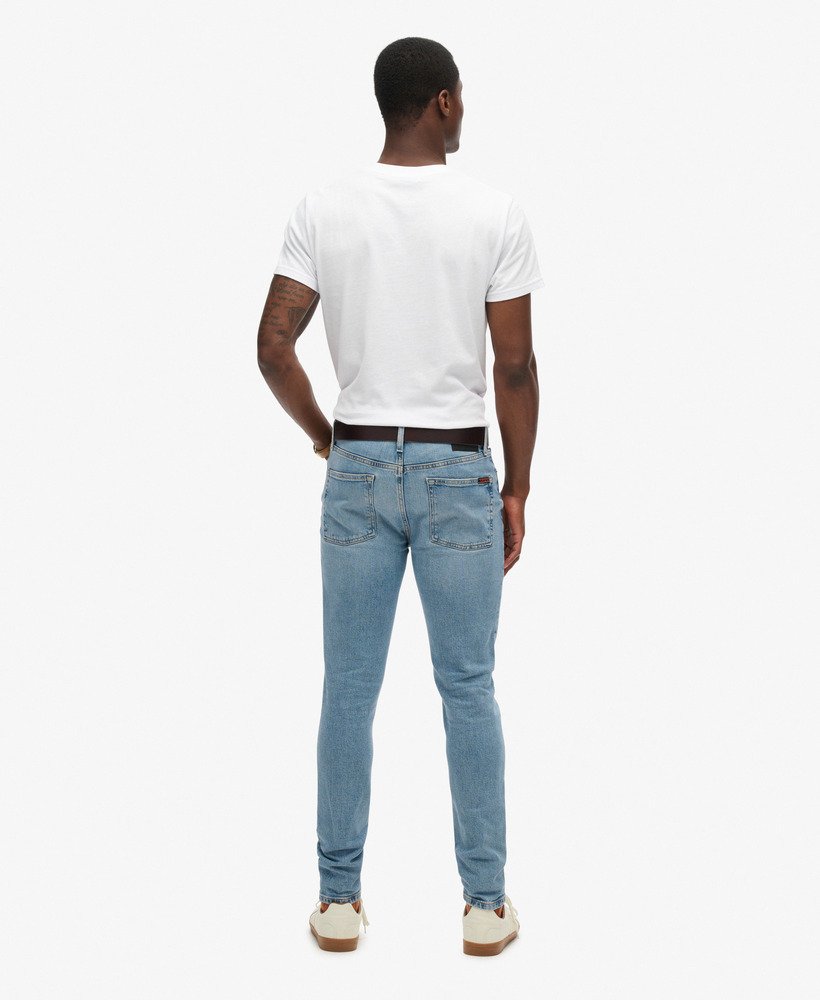 obcisłe jeansy vintage w kolorze shotwell blue