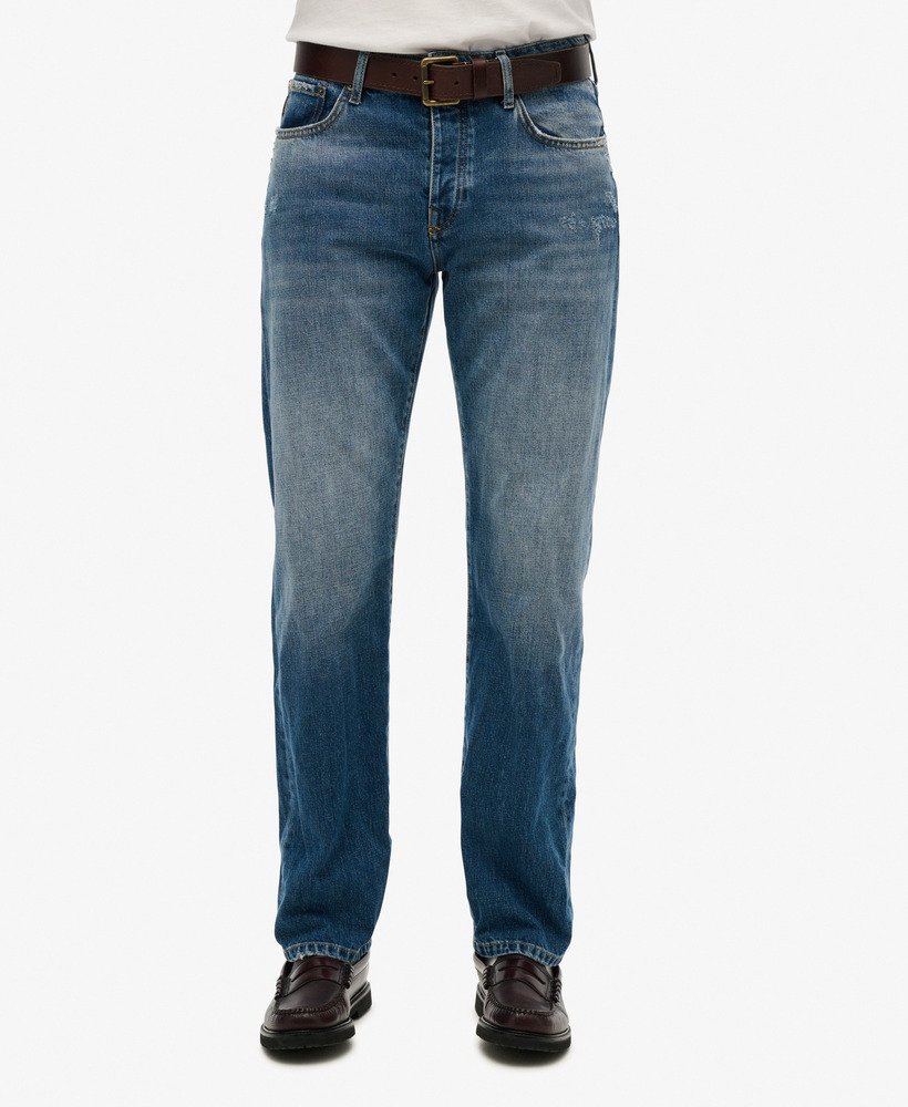 proste jeansy w kolorze dolores mid blue