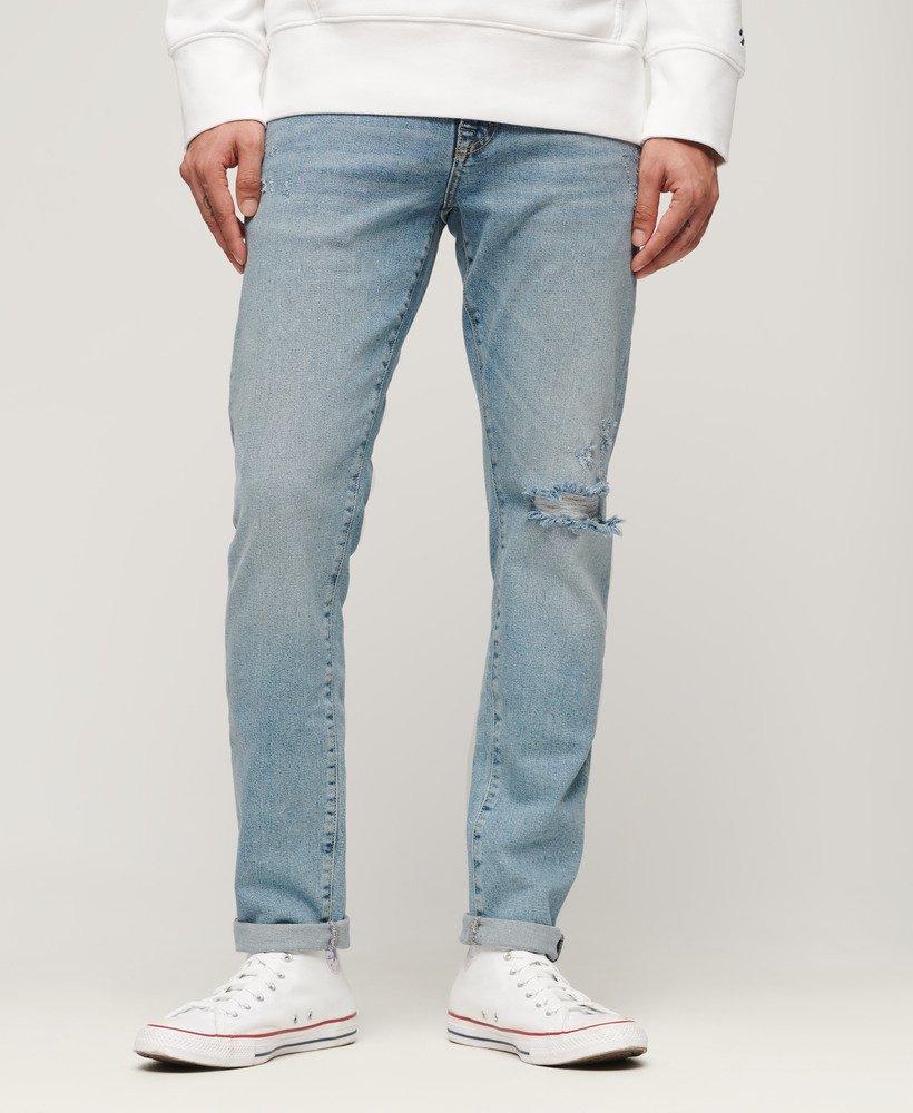 jeansy vintage slim w kolorze shotwell blue