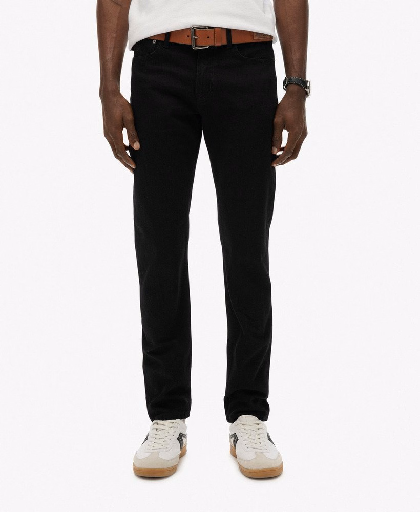 Jeansy vintage slim z bawełny organicznej