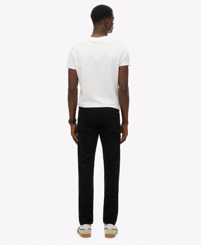 Jeansy vintage slim z bawełny organicznej