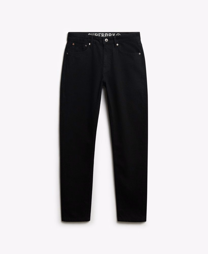 Jeansy vintage slim z bawełny organicznej