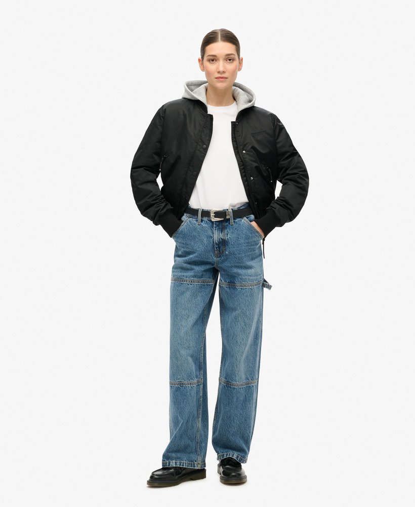 jeansy carpenter z jeansu o średnim stanie w kolorze guerrero mid blue