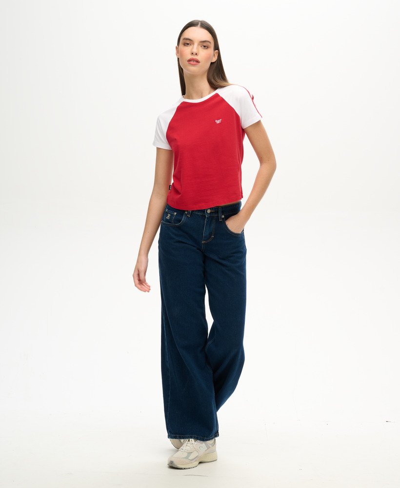 jeansy cult mid rise baggy w kolorze ciemnoniebieskim vintage wash