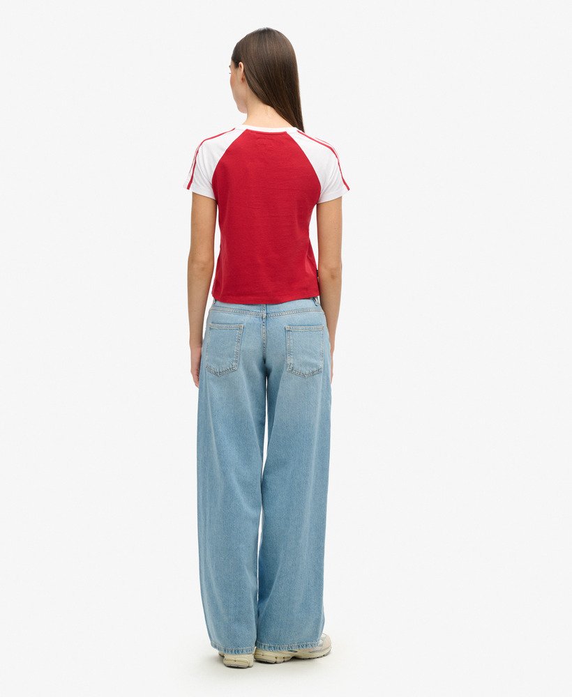 jeansy cult mid rise baggy w jasnoniebieskim kolorze vintage