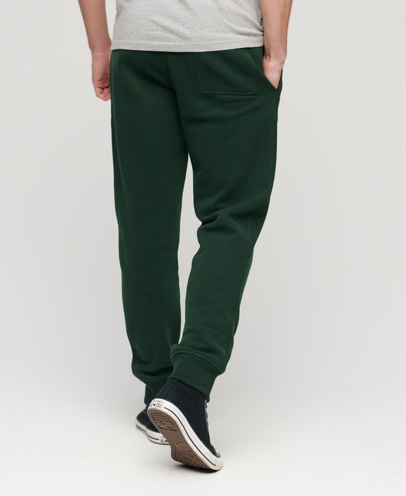 spodnie dresowe essential logo w kolorze forest green