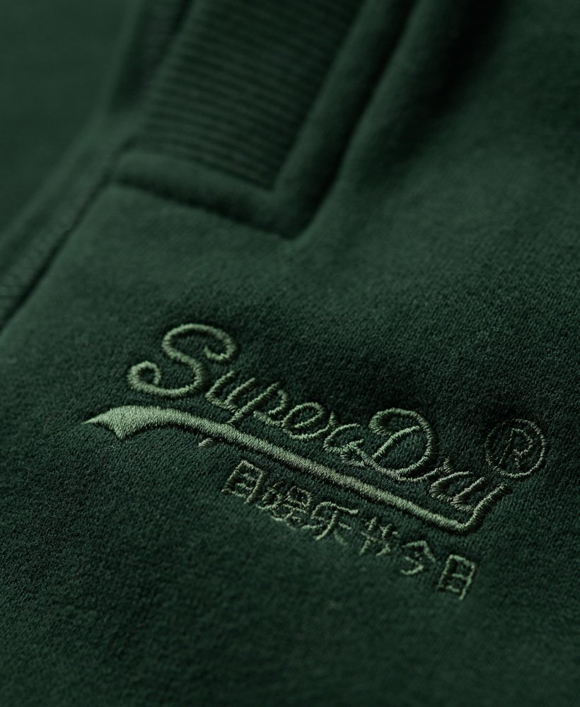 spodnie dresowe essential logo w kolorze forest green