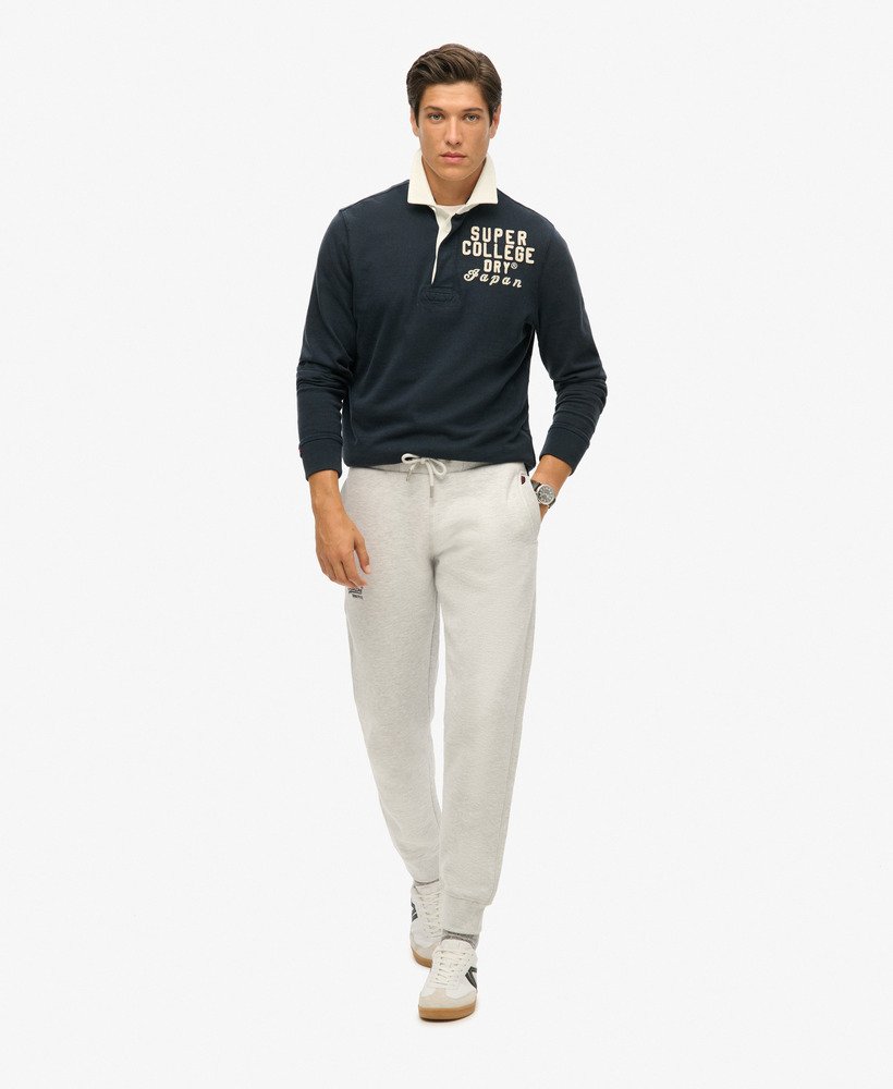 spodnie dresowe essential logo w kolorze glacier grey marl