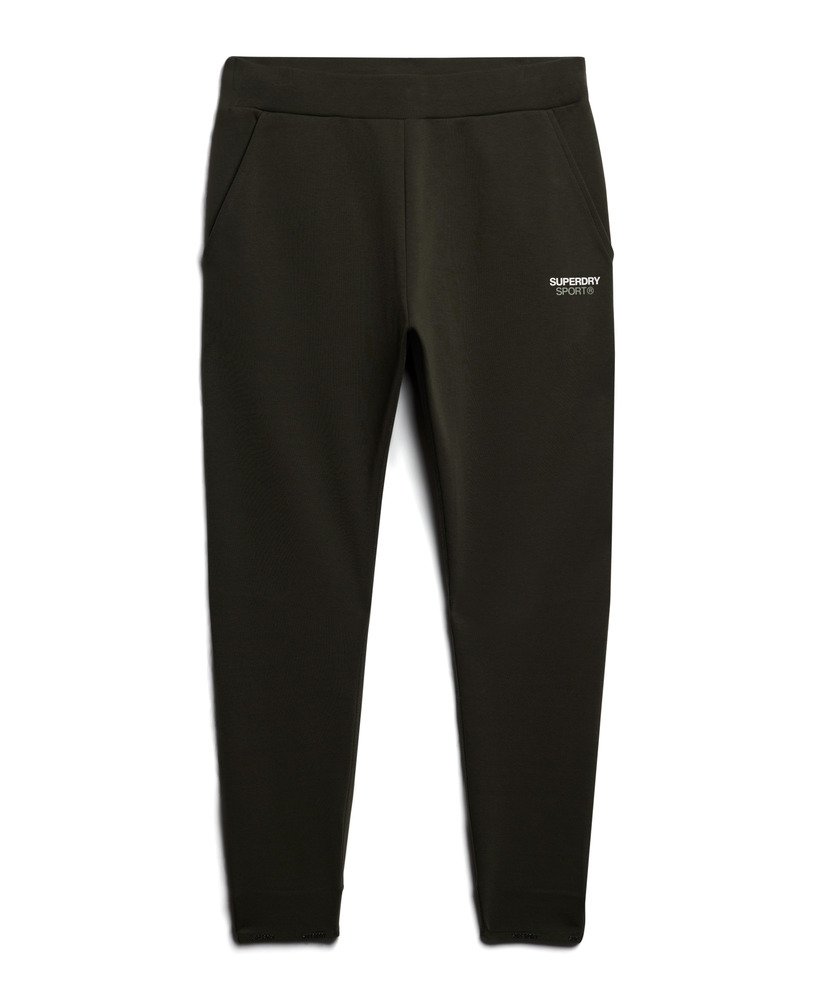 spodnie dresowe sport tech tapered w kolorze army khaki