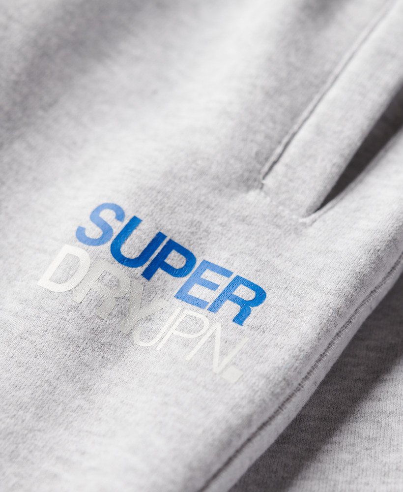 spodnie dresowe sportswear z logo w kolorze cadet grey marl