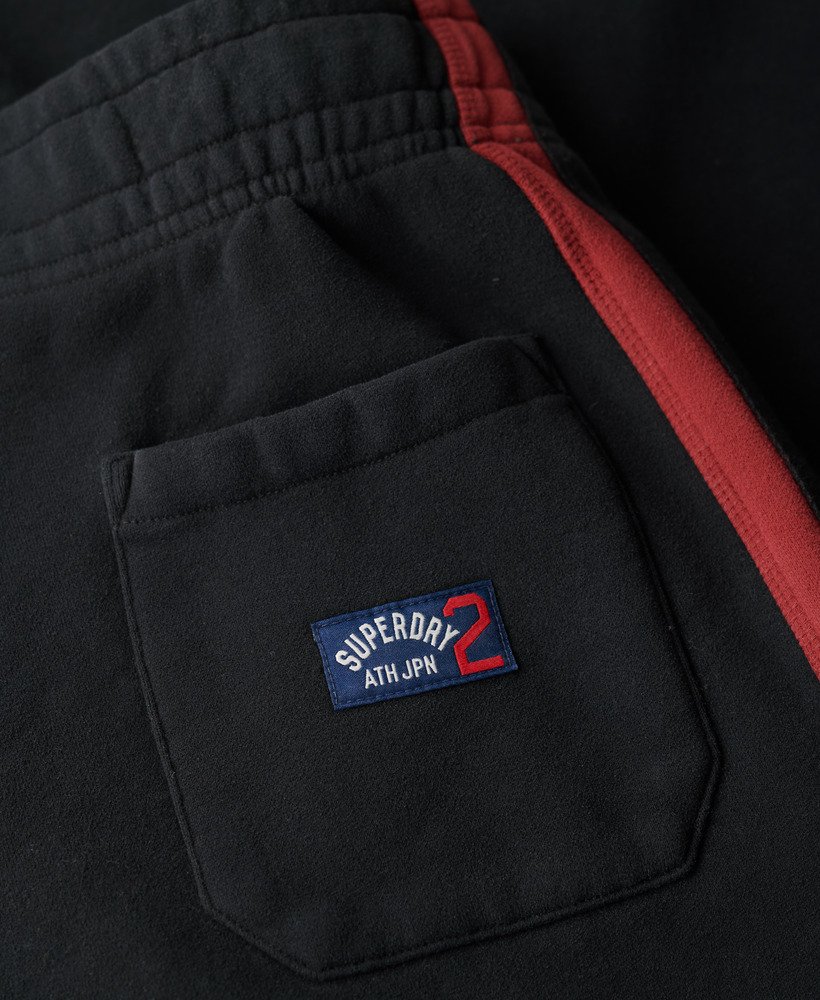 spodnie dresowe essential logo straight joggers w kolorze czarnymbogatym bordowym